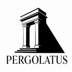 Logotipo oficial do Portal Pergolatus - Enciclopédia do Inexplicável, mostrando o logotipo com pilares de pedra em estilo hachura sobre fundo escuro com temas de ufologia, conspirações e mistérios.